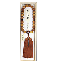 男性片手屋久杉22玉石仕立